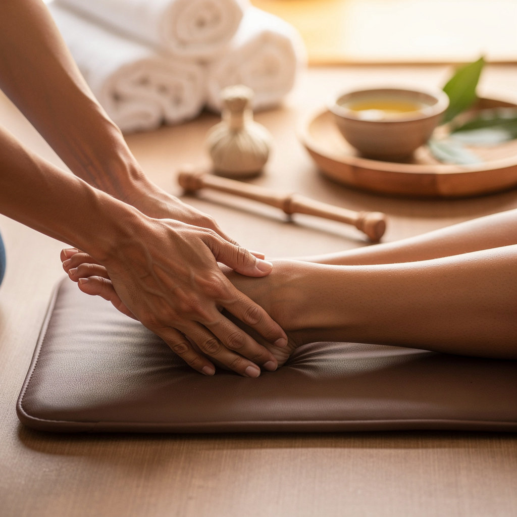 Nok's Expert Thai Massage Center serene therapy environment for authentic Thai massage services in Santa Barbara